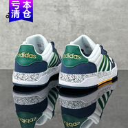 阿迪達斯 （adidas）板鞋NEO男鞋女鞋2025夏季neo ENTRAP運動鞋小白鞋子男款休閑鞋男 白色綠藏青藍JQ5047 42.5