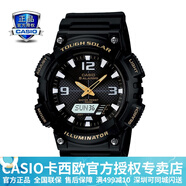 卡西歐（CASIO） 男表女表卡西歐手表男女情侶表學(xué)生時(shí)尚運(yùn)動(dòng)表太陽(yáng)能雙顯電子表 太陽(yáng)能：AQ-S810W-1B黑戰(zhàn)士