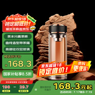 雷德夫（LEIDFOR）G22 雙層玻璃杯男士 新款茶水分離茶杯水杯 玫瑰金 500ml