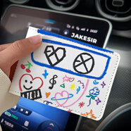 宰摟EXO愛豆周邊駕駛證保護(hù)套二合一行駛證機(jī)動車駕照本皮套高顏 款式1