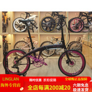 大行（DAHON）大行p折疊自行車新款PAA大行P碟剎速中空一體牙盤 6號p10紫色升級lp_plus輪組牙盤 20英寸 _20英寸