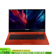 三星（SAMSUNG） Galaxy Chromebook2 觸摸屏13.3英寸筆記本電腦 谷歌系統(tǒng) 紅色