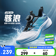 安踏兒童運(yùn)動(dòng)鞋男大童鞋2025秋季新品網(wǎng)面透氣緩震駭浪LITE弓速跑鞋 【駭浪】白/黑/藍(lán)5513H-1 38