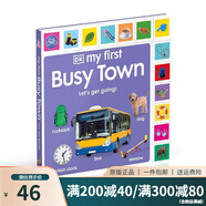 英文原版 DK My First Colours/Numbers/Trucks and Diggers/Things DK花邊書 dk幼兒認知百科全書 紙板書合售 3-6歲 綠山墻 繁忙的小鎮(zhèn)（新版）