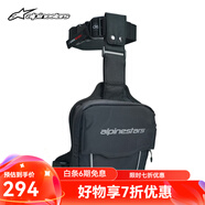 Alpinestarsa星摩托車騎行包腿包休閑騎士腰包戶外運(yùn)動摩旅斜挎多功能腿包 全黑色