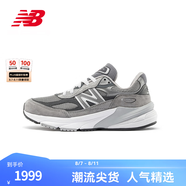 NEW BALANCE 【Teddy Made】官方休閑鞋男鞋女鞋復古美產(chǎn)990v6系列情侶運動鞋 灰色 女款 W990GL6 38 (女碼腳長24.5cm)