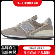 NEW BALANCENB996舒適耐磨透氣低幫跑步鞋男女同款灰色 D寬 39.5