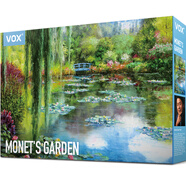 VOX成人拼圖1000片 莫奈的花園成年玩具減壓高難度拼圖VE1000-179
