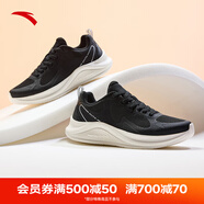 安踏（ANTA）跑步鞋女夏季新款輕質(zhì)網(wǎng)面透氣減震運(yùn)動(dòng)鞋女士休閑鞋 基礎(chǔ)黑/銀-3 35.5 (220mm)