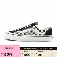 VANS范斯官方 Style 136 Decon VR3 SF板鞋 黑色/黑白棋盤格 36.5 