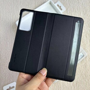 適用于榮耀Magicvs2手機殼原裝支架保護殼原廠(chǎng)折疊屏中軸磁吸 智能休眠黑色視窗磁吸翻蓋皮套 榮耀Magic Vs2