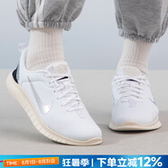耐克（NIKE）官方 女鞋 25夏新款赤足12FLEX軟底輕盈跑步鞋緩震透氣休閑鞋子女 金屬銀&白/赤足12 40