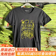 班尼路（Baleno）夏季新品男裝青年時尚百搭純圓領短袖印花T恤衫88902210官方旗艦 88802228 39E 中藍灰 S