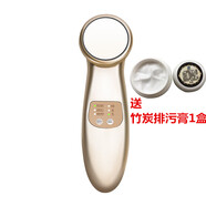 發(fā)熱款面膜微電流導出儀電子美容儀精華營(yíng)養導入臉部按摩儀器家用 金色充電款+竹炭排毒膏