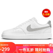 耐克NIKE板鞋女經(jīng)典百搭COURT VISION LOW休閑鞋CD5434-111白灰37.5