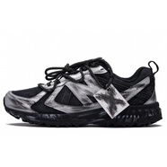 NEW BALANCE【定制】NB410臟臟做舊戶(hù)外3M反光鞋帶耐磨低幫跑步鞋男女同款銀 銀黑 36