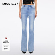 MISS SIXTY【安心品質(zhì)】25進(jìn)口面料牛仔褲含天絲修身顯瘦微喇叭褲 天空藍(lán)-常規(guī)(25秋) 28