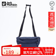 Jack Wolfskin狼爪腰包男包女包旅行跑步包徒步2L斜挎包8007801 C0412午夜深藍(lán)