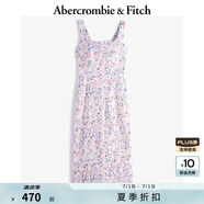 ABERCROMBIE & FITCH【優(yōu)雅小碎花】女裝25夏季新款田園修身赫本風(fēng)連衣裙KI159-5697 多色印花 S 165/92A 標(biāo)準(zhǔn)版