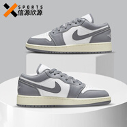 耐克（NIKE）【潮】女鞋AJ1新款A(yù)ir Jordan1 Low低幫運(yùn)動(dòng)輕便防滑休閑籃球鞋子 553560-053 復(fù)古灰 38.5 GS