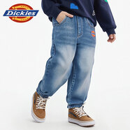 Dickies童裝兒童春秋褲子男童秋季薄款牛仔褲帥氣中小童休閑褲女童長(cháng)褲