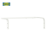 宜家（IKEA）MULIG穆利格掛衣桿多功能壁掛式掛衣架家用室內室外 白色