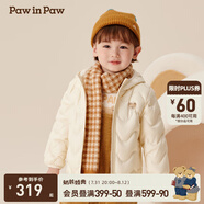 PawinPaw【三防松軟小熊】卡通小熊童裝秋冬新男女童輕薄羽絨服 Ivory象牙色/39 140 cm 充絨量67.9g