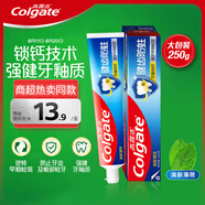 高露潔（Colgate） 全面防蛀清新薄荷味牙膏大容量250g 清新口氣 新老包裝隨機(jī)發(fā)貨