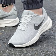 耐克（NIKE）男鞋2025新款夏季運(yùn)動(dòng)鞋REVOLUTION 8 緩震跑步鞋赤足休閑鞋 革命七FB8501-003淺銀/紅杉綠 43