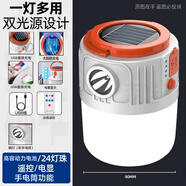曼戈途超亮停電充電燈泡應急露營(yíng)帳篷掛戶(hù)外太陽(yáng)能照明足球燈夜市擺地攤 60000W強光4400毫安20小時(shí)遙控