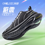 玩覓onemix避震鞋跑步爽跑鞋專業(yè)跑步鞋厚底減震運(yùn)動(dòng)鞋情侶鞋子夏季款 勞斯黑 47