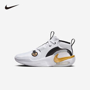 耐克官方網(wǎng)青少年大童外場(chǎng)實(shí)戰緩震低幫運動(dòng)鞋比賽訓練防滑耐磨籃球鞋 FB2689-100 36