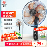 華生（Wahson）電風扇/落地扇/金屬鋁葉風扇/家用辦公電扇/大風量低噪省電立式電風扇交流定頻風扇 FS-D1401