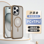 櫻薈適用iPhone16磁吸手機(jī)殼蘋果16ProMax新透明15Ppc材質(zhì)14Pro高級感iPhone16e防摔14超薄機(jī)殼外殼 【玫瑰金】強(qiáng)磁吸附+親膚手感+磨砂質(zhì)感 iPhone SE4