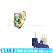 施華洛世奇（SWAROVSKI）Millenia單個(gè)切割鍍金耳夾女款綠色 綠色 F 白色禮盒