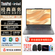 ThinkPad 聯(lián)想E14 筆記本電腦 2025款14英寸大屏英特爾酷睿 Ultra版 AI智能 游戲娛樂(lè)輕薄便攜商務(wù)辦公學(xué)生 銀色：i7-1360P 16G 512G/標(biāo)配 Win11原裝系統(tǒng)+正版Office