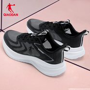 喬丹運動(dòng)鞋女2025冬季新款緩震回彈輕便軟底跑步鞋簡(jiǎn)約百搭休閑鞋子女 黑色/煤灰色 36