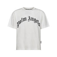 PALM ANGELS男士短袖T恤寬松休閑圓領(lǐng)透氣舒適日常百搭 白色 均碼 |L