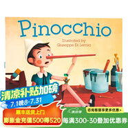 DK 木偶奇遇記 匹諾曹Pinocchio 英文原版繪本 幼兒?jiǎn)⒚烧J(rèn)知早教繪本 親子共讀 睡前故事