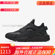 NIKE 耐克Air Huarache 華萊士黑武士紅色婚鞋定制男女運(yùn)動(dòng)跑步鞋 黑武士 36