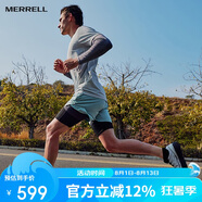 Merrell戶外越野跑鞋VAST SKY長空男女防滑耐磨輕量跑山越野鞋MR01灰銀37