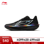 李寧（LI-NING）Ultra Light丨超輕beng科技夏季透氣籃球鞋男鞋專業(yè)比賽運動鞋 黑色-6 42