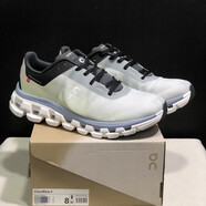 On Running昂跑同款Cloudflow 4 全新一代云流4代男女情侶款透氣緩震跑鞋 冰川灰_灰藍(lán) 40