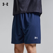 安德瑪（Under Armour）速干運動(dòng)短褲男女夏季吸濕排汗健身透氣足球訓練跑步針織五分褲XL