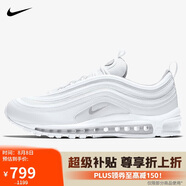 耐克男子休閑鞋AIR MAX 97運動鞋921826-101 白色 41 