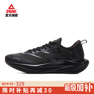 匹克態(tài)極科技夏季二次呼吸1.0馬拉松專業(yè)競(jìng)訓(xùn)跑步鞋中考體測(cè)運(yùn)動(dòng)鞋 【女】全黑-跑到黑 38