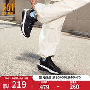 361度運動鞋男鞋赤焰4網(wǎng)面透氣跑鞋男輕便通勤減震專業(yè)跑步鞋 曜石黑/羽毛白密網(wǎng)【女】 37
