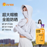 UV100臺灣UV100短款防曬衣女夏輕薄修身護臉?lè )罆穹?5517極簡(jiǎn)灰L