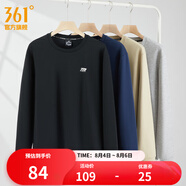 361度運(yùn)動衛(wèi)衣男秋冬新款加絨圓領(lǐng)套頭運(yùn)動絨上衣男簡約百搭服飾御寒保 【推薦】【男款】超級黑 2XL