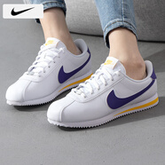耐克（NIKE）休閑鞋女 25夏季新款運動鞋子女CORTEZ時尚大童低幫耐磨板鞋女鞋 CORTEZ-白紫/曬圖退10 37.5 （內(nèi)長235mm）